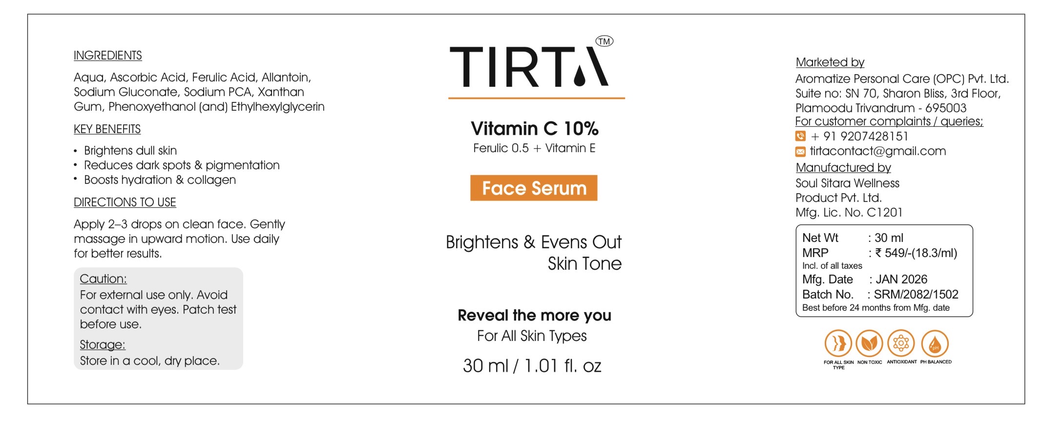 Vitamin C 10% Face Serum - Image 2